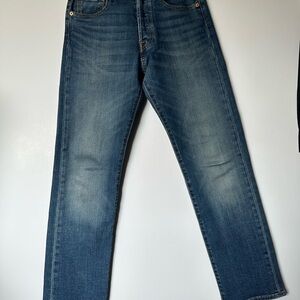 501 Levi's Men's Straight Jeans - Deep Blue Size W28 L30